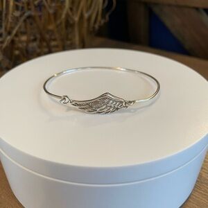 Sterling Silver Angel Wing Bracelet